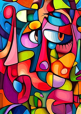Abstract Colorful Art