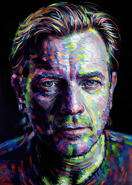 Ewan McGregor - Impasto Art