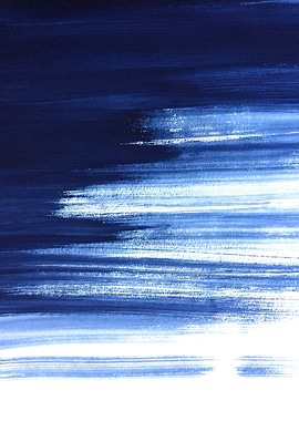 Abstract Blue Watercolor Stripes