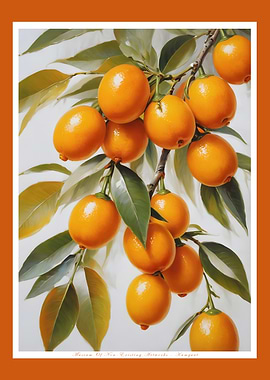 Kumquat Tree Painting