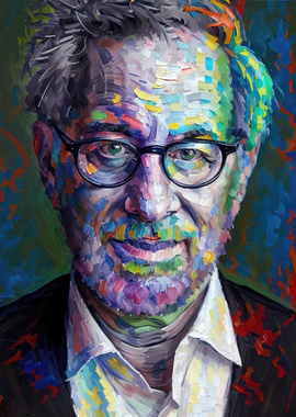 Steven Spielberg - Impasto Art