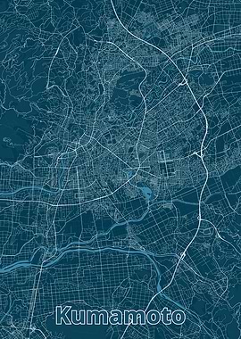 Kumamoto City Map