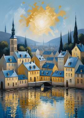 Golden Hour Cityscape