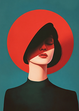 Woman in Red Hat