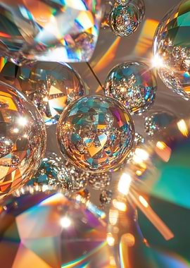Rainbow Crystal Balls