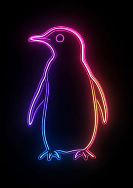 Neon Penguin