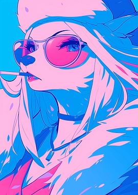 Cyberpunk Furry Girl