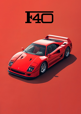 Ferrari F40 Red