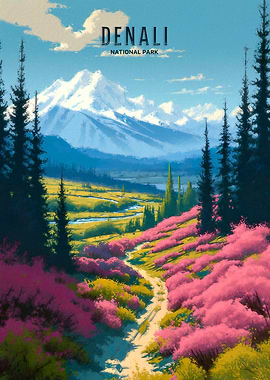 Denali National Park Painting