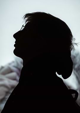 Silhouette of a man