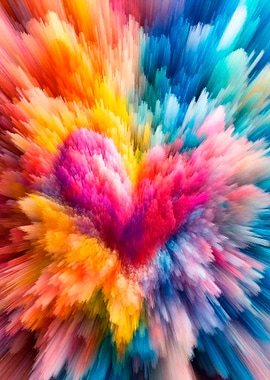 Abstract Color Explosion