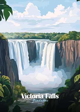 Victoria Falls Poster