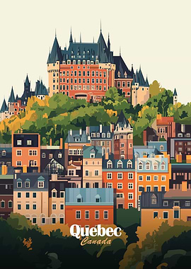 Quebec City Skyline