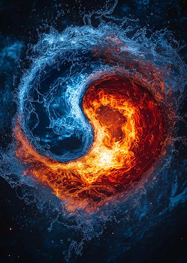Yin Yang Fire and Water