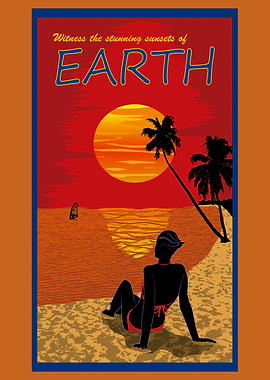 Sunset Beach Poster