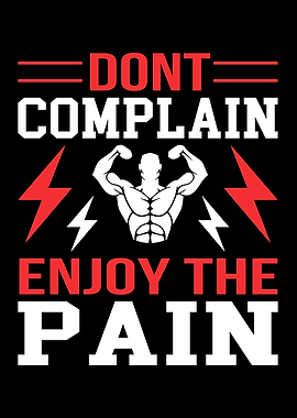 Enjoy The Pain Workout Quote