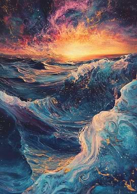 Cosmic Ocean Waves
