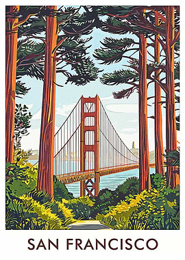 Golden Gate Bridge Poster