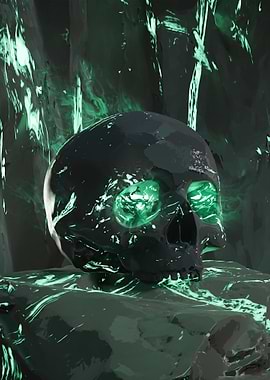 Glowing Skull