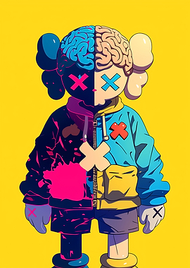 Brain Split Character Art