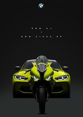 BMW M4 x S1000RR