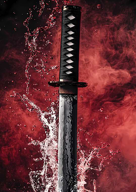 Samurai Sword in Water