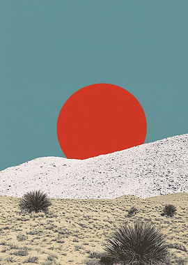 Desert Sunset Minimalist