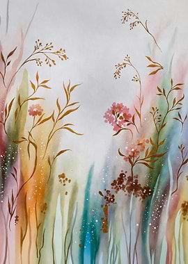 Watercolor Floral Art