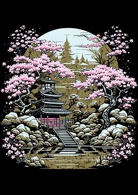 Japanese Garden Pagoda