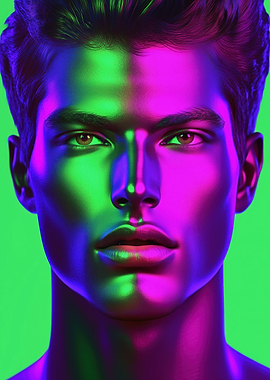 Neon Portrait