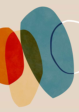 Abstract Shapes Wall Art