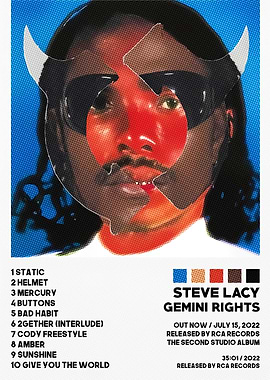 Steve Lacy Gemini Rights Album Cover