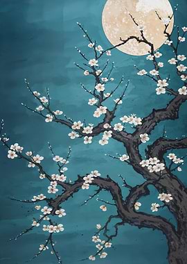 Cherry Blossom Moon