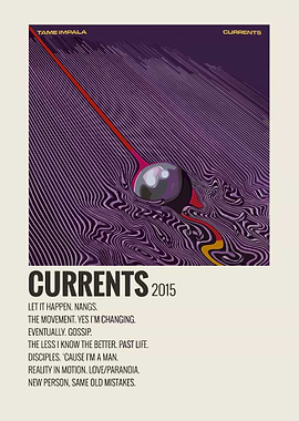 Tame Impala Currents Album Cover