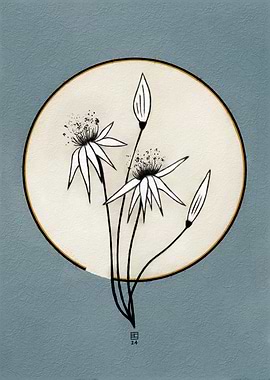 Minimalist Floral Art