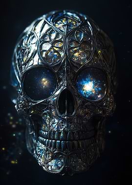 Gothic Cosmic Skull