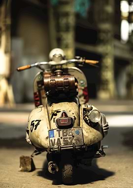 Vintage Vespa Scooter