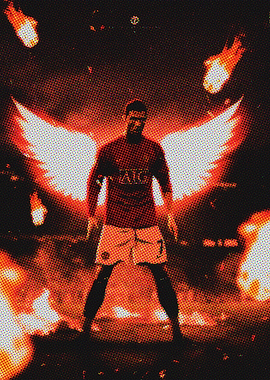 Cristiano Ronaldo with Win