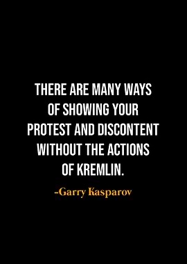 Garry Kasparov Quote
