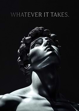 David (Michelangelo) Motivation Quote