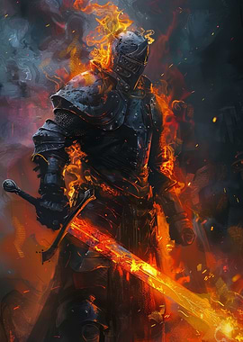 Fiery Knight
