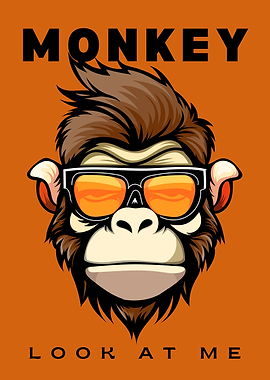 Cool Monkey Illustration