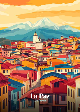 La Paz Bolivia Cityscape