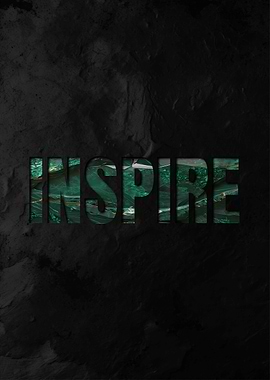 Inspire Marble Art Print