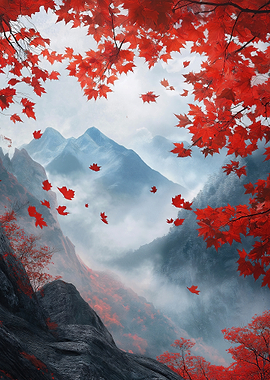 Autumn Mountain Landscape