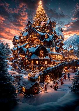 Christmas Village Fantasy