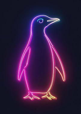 Neon Penguin