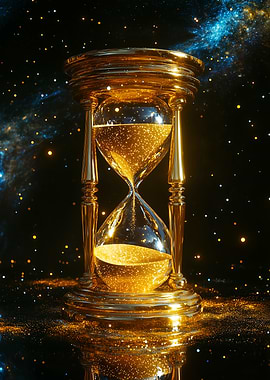 Golden Hourglass in Space