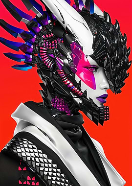 Cyberpunk Female Warrior