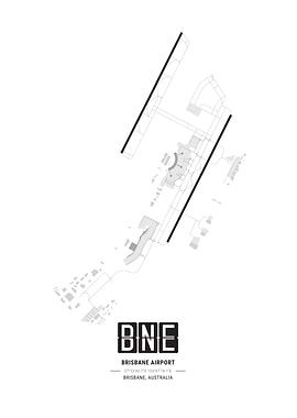 Brisbane Airport Map
